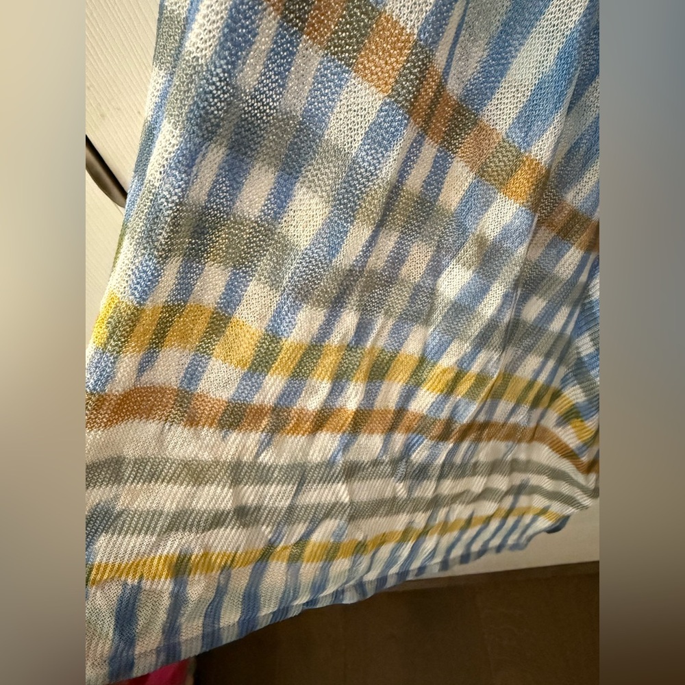 Missoni mare plaid beach cover up size 40 Made in Italy - Picture 4 of 5